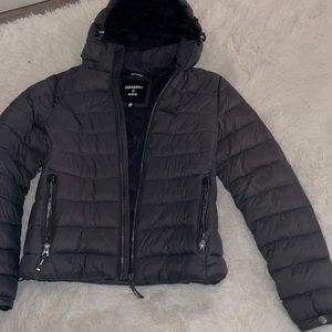 Superdry Dark Grey Coat